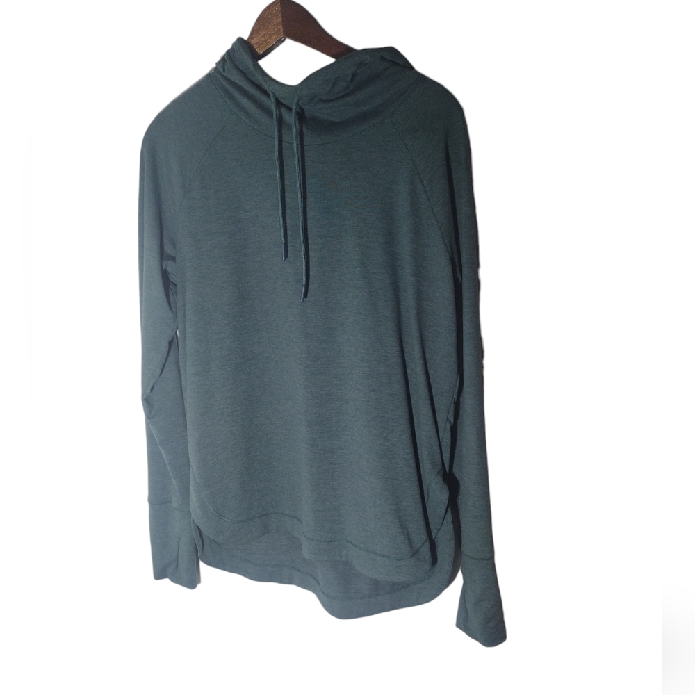 Velocity Lightweight Hoodie - Green Size Medium